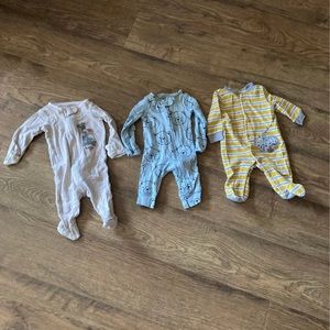 Three newborn outfits
